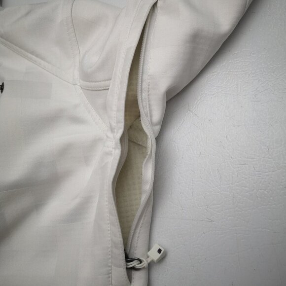 Firefly Dry Climate Ladies Off White Softshell Jacket with Drawstring Hood - Picture 9 of 15